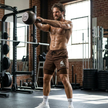 Alpha Brown Active Shorts