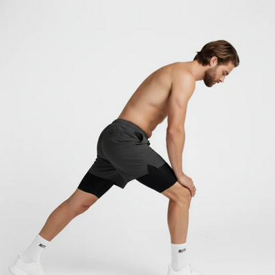 Alpha Grey Active Shorts