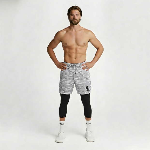 Alpha Bermuda shorts Military Grey